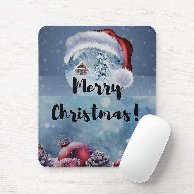 Mousepad Rena de Natal moderna engraçada e fofa      (Com mouse)