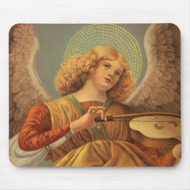 Mousepad Renaissance Angel Playing Violin Melozzo da Forli (Frente)