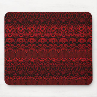 Mousepad Renda Vermelha Deco