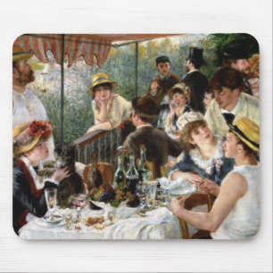Mousepad Renoir: Almoço do partido do barco