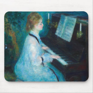 Mousepad Renoir Mulher na Pintura Piano de Belas Artes
