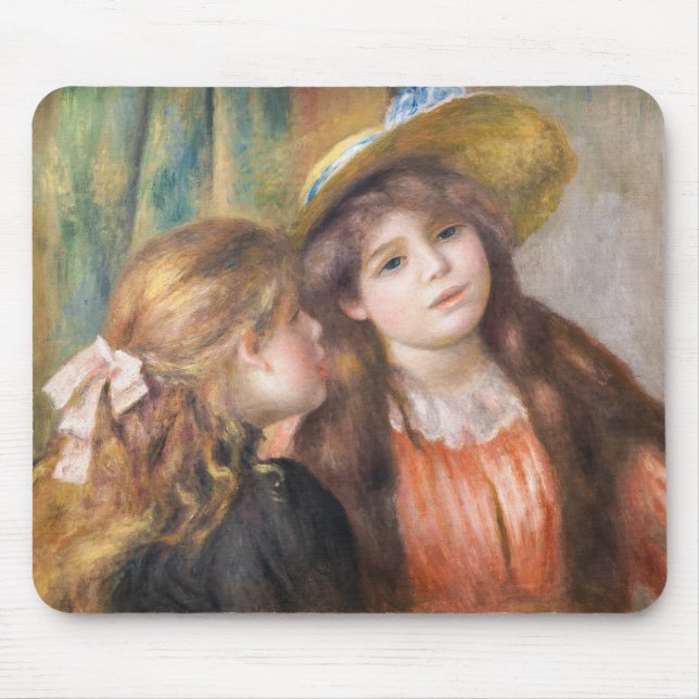 Mousepad Renoir - Retrato de Duas Meninas (Frente)