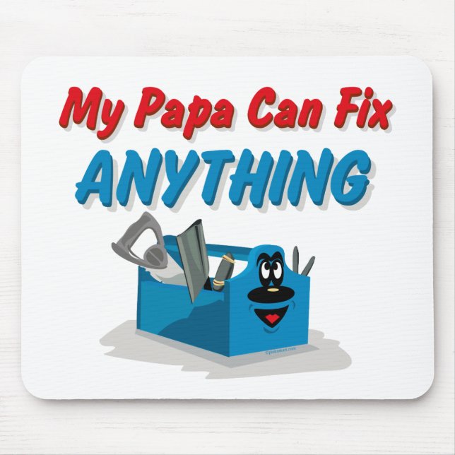 Mousepad Reparo qualquer coisa papá (Frente)