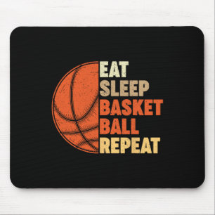 Mousepad Repetição de basquete de repouso para o jogador Vi