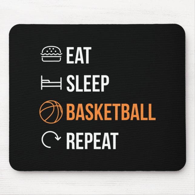Mousepad Repetição de Basquete no Sono (Frente)