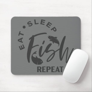 Mousepad Repetição de Peixes do Sono