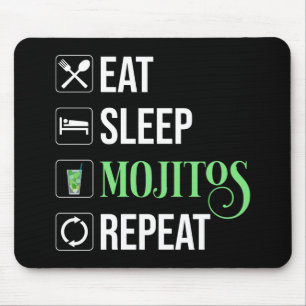 Mousepad Repetir Mojitos de Sono