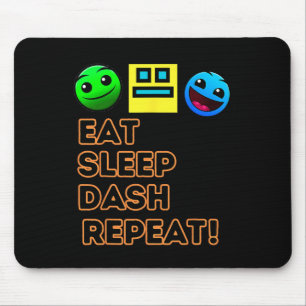 Mousepad Repetir Traço de Sono Video Game Geometria Vídeo G