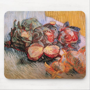 Mousepad Repolhos Vermelhos e Cebolas por Vincent van Gogh