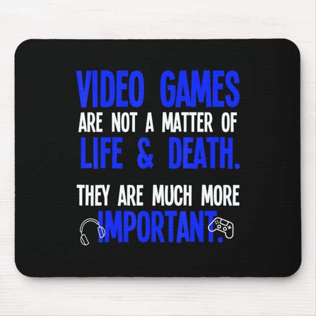 Mousepad Reproduzindo Videos games Diversão PC Console Game (Frente)