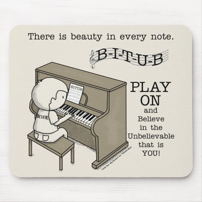 Mousepad Reproduzir em (Frente)