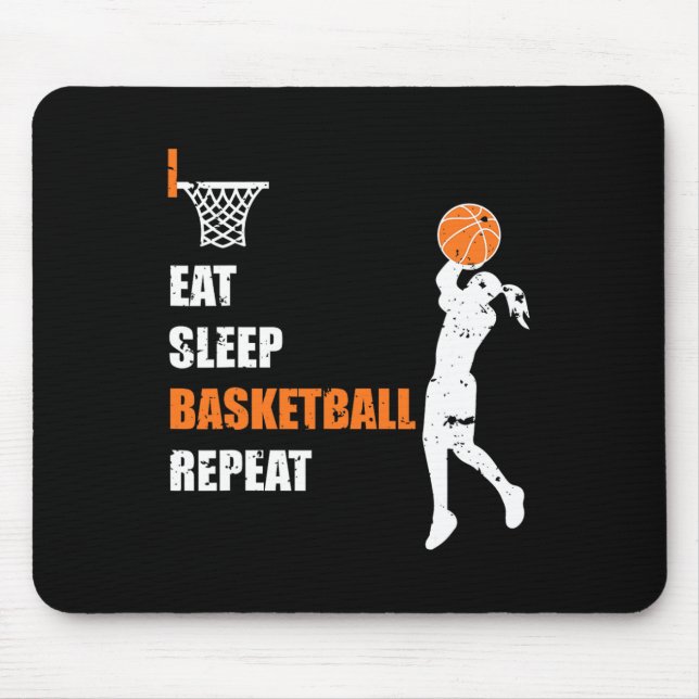 Mousepad Reproduzir Jogada de Basquete de Meninas no Sono R (Frente)