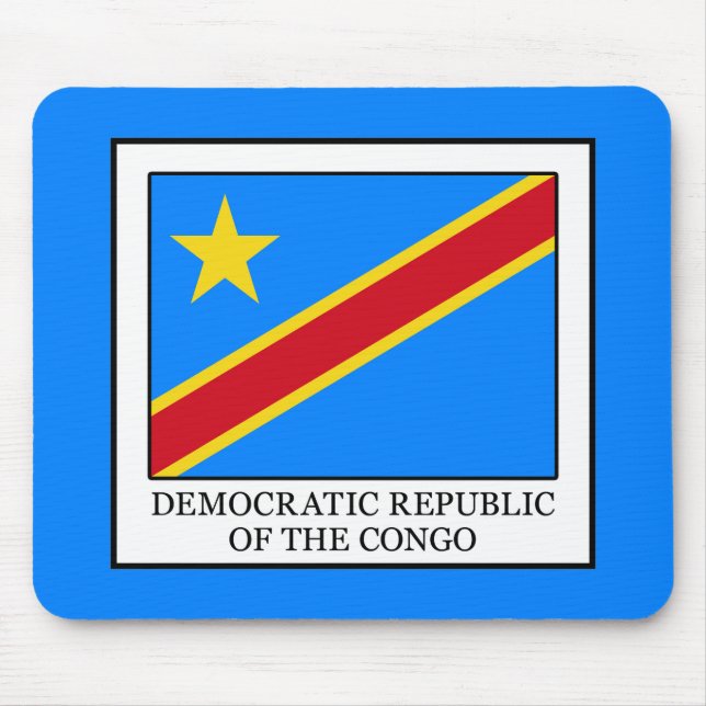 Mousepad República Democrática do Congo (Frente)