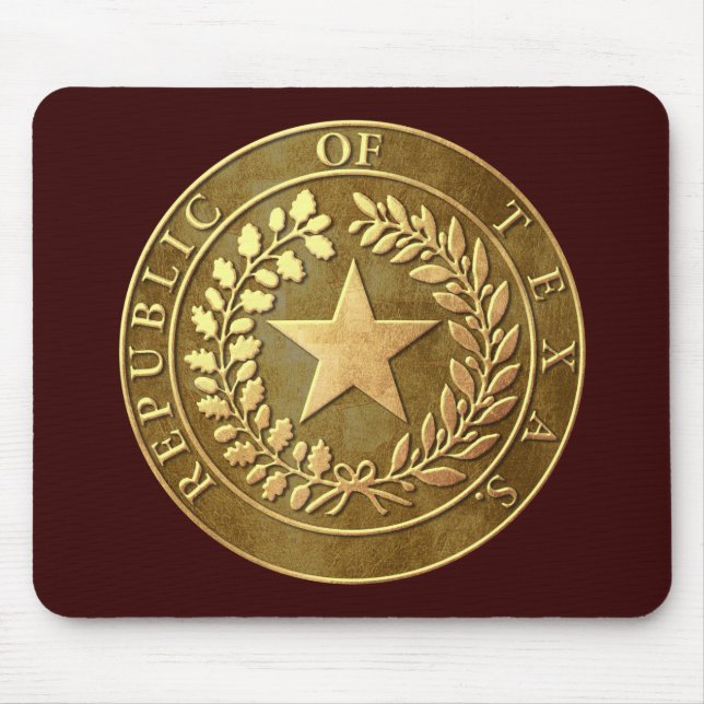 Mousepad República do selo de Texas (Frente)