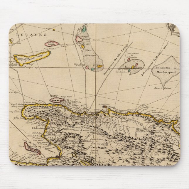 Mousepad República Dominicana, Haiti, Índias Ocidentais (Frente)