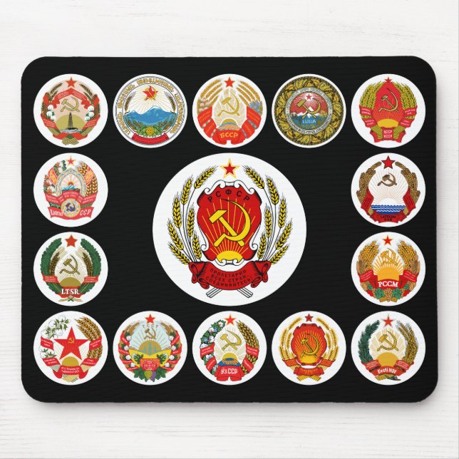 Mousepad Repúblicas da União Soviética (Frente)