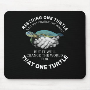 Mousepad Resgatar Uma Tartaruga Não Mudará O Mundo