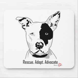 Mousepad Resgate. Adotar. Advocate para mouse