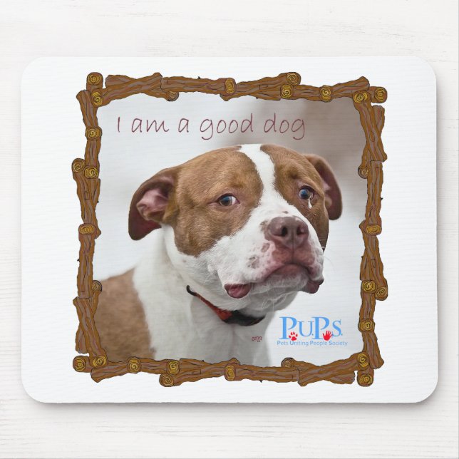 Mousepad Resgate do Bom Cão Pit Bull (Frente)