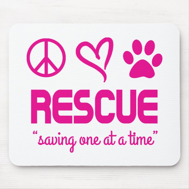 Mousepad Resgate "Salvando Um de Cada Vez" (Frente)