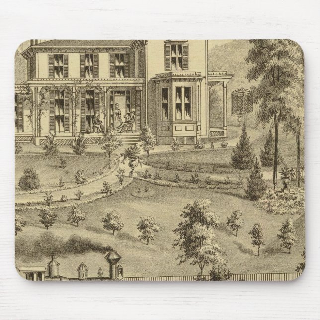 Mousepad Residência de David R Kerr (Frente)