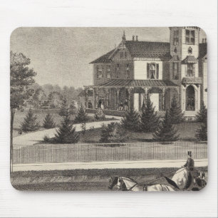 Mousepad Residência de James G Gowdy, Rio de Tom, NJ