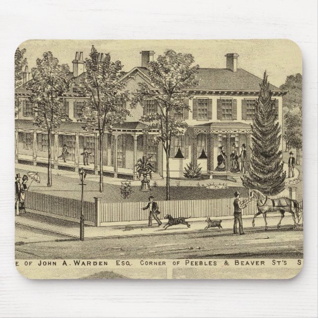 Mousepad Residência de John A Warden Sewickley (Frente)