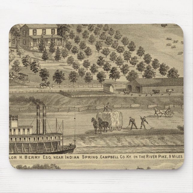 Mousepad Residência de Taylor H Berry (Frente)