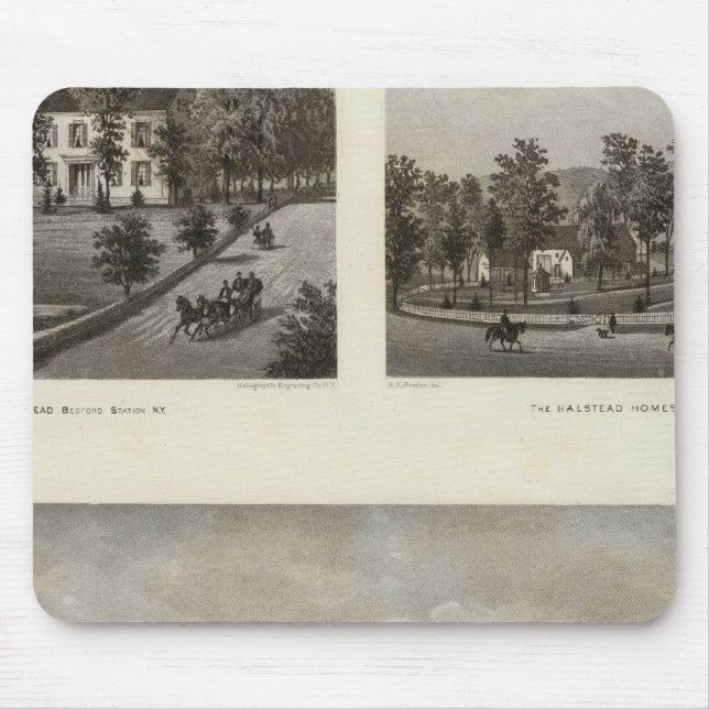 Mousepad Residências de Libby, Halstead (Frente)