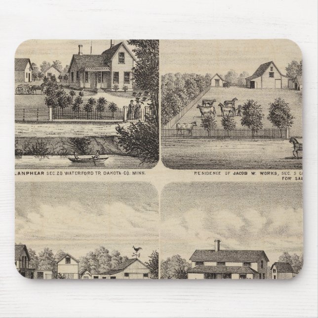 Mousepad Residências, Minnesota 2 (Frente)