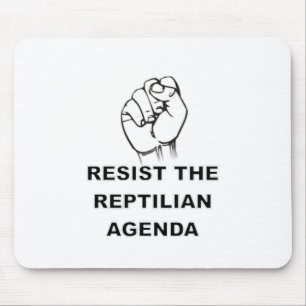 Mousepad Resista à Agenda Reptiliana