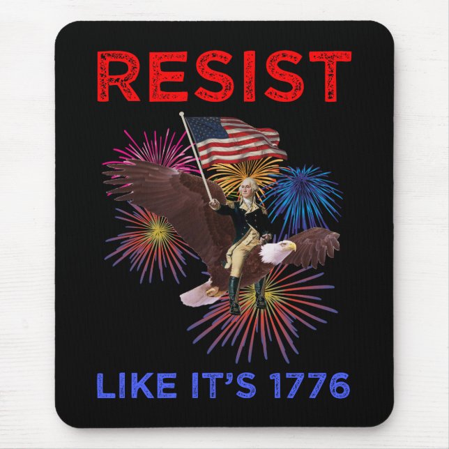 Mousepad Resista Como Se Fosse 1776 (Frente)