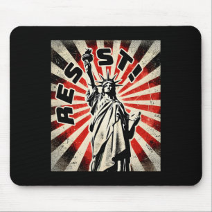 Mousepad Resiste À Estátua Teatral Da Liberdade Resistir Ao