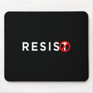 Mousepad Resistência à Camisa #resiste ao Anti Trump #indiv