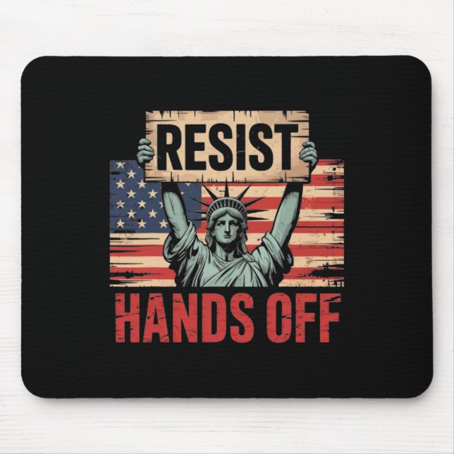 Mousepad Resistência À Estátua Da Resistência Da Liberdade  (Frente)
