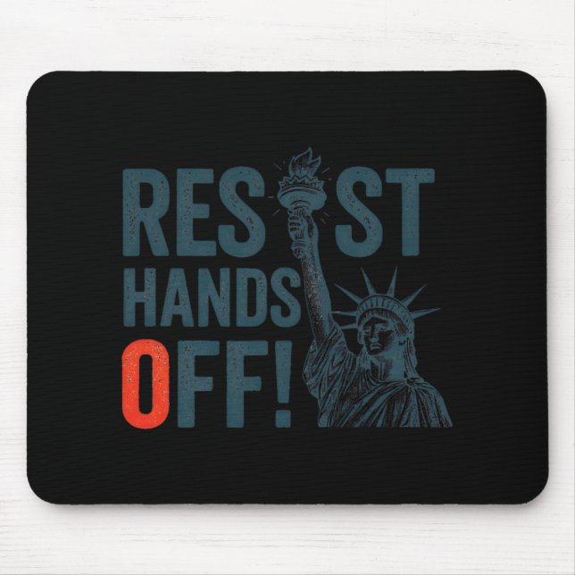 Mousepad Resistência À Estátua Da Resistência Da Liberdade  (Frente)