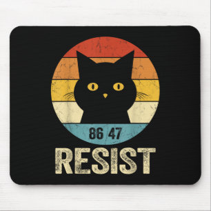 Mousepad Resistência Anti-Trump Teto Retro Resiste Anti-Tru