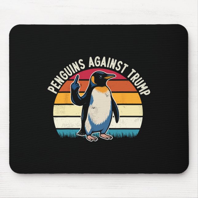 Mousepad Resistência Aos Pinguins Contra Os Pavipadores De  (Frente)