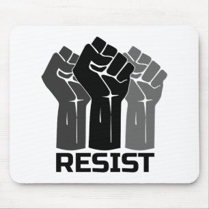 Mousepad Resistência com punho - a preto 0003