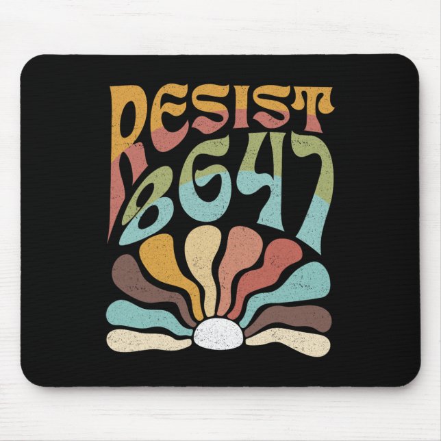 Mousepad Resistência Sutil 8647 Trump Resistir Protesto Tru (Frente)