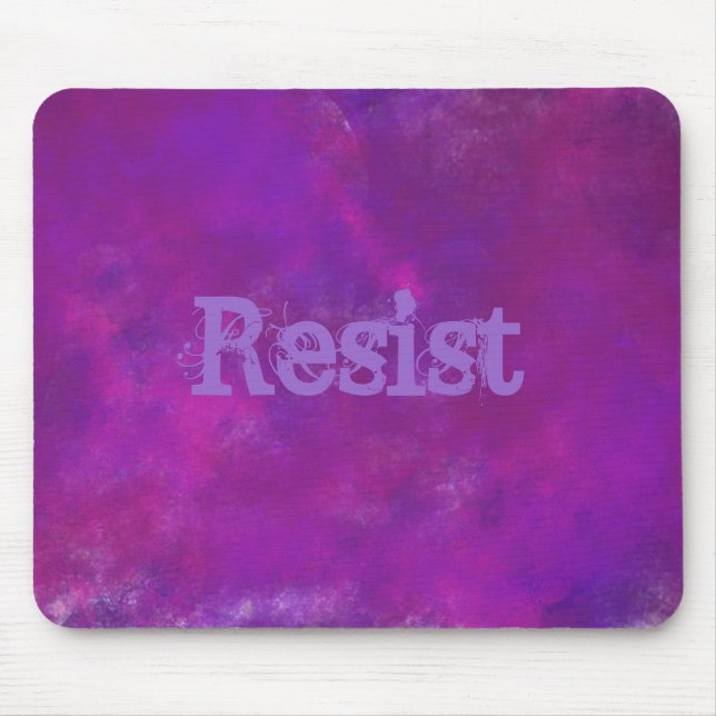 Mousepad Resistir à textura de Abstrato roxo (Frente)