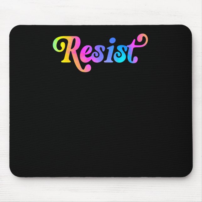 Mousepad Resistir ao Sticker1 (Frente)