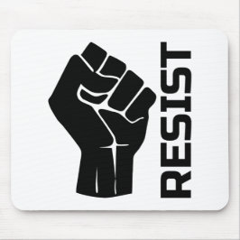 Mousepad Resistir com punho - em preto 0002
