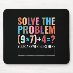 Mousepad Resolva O Problema 67 Seis Sete Professor De Matem