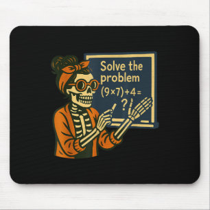 Mousepad Resolva O Problema 9x7+4 67 Meme Seis Sete Esquele