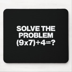Mousepad Resolva O Problema Matemática 67 Meme 6 7 Fantasia