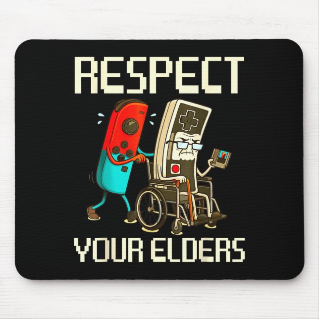 Mousepad Respect Your Elders Gaming Clic  (Frente)