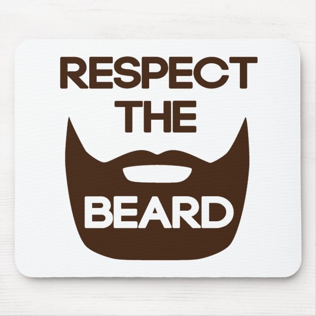Mousepad Respeite a barba (Frente)