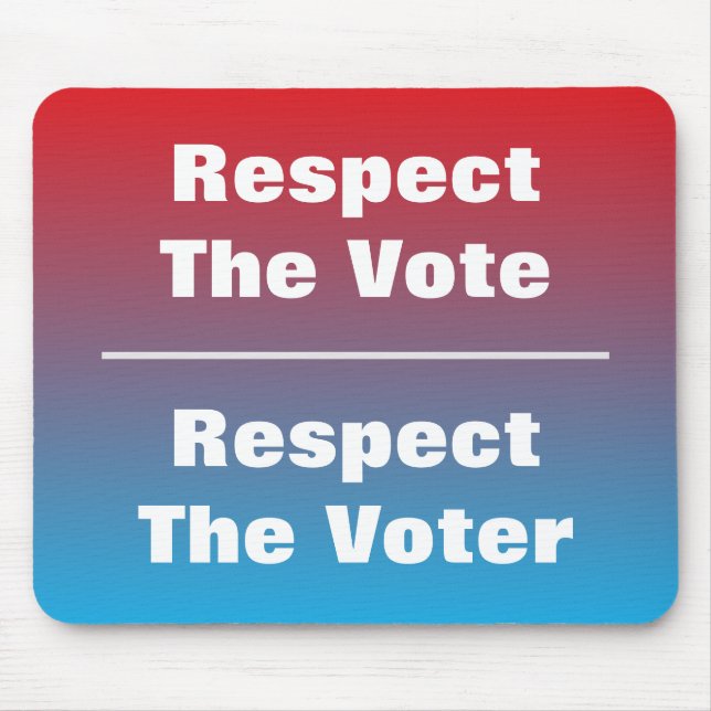 Mousepad Respeite a votação e o eleitor (Frente)