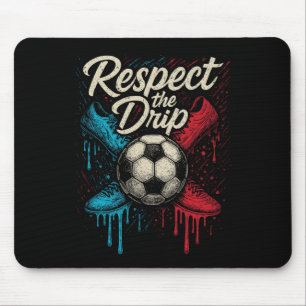 Mousepad Respeite O Calçado Ll Soccer Drip Crianças Adolesc
